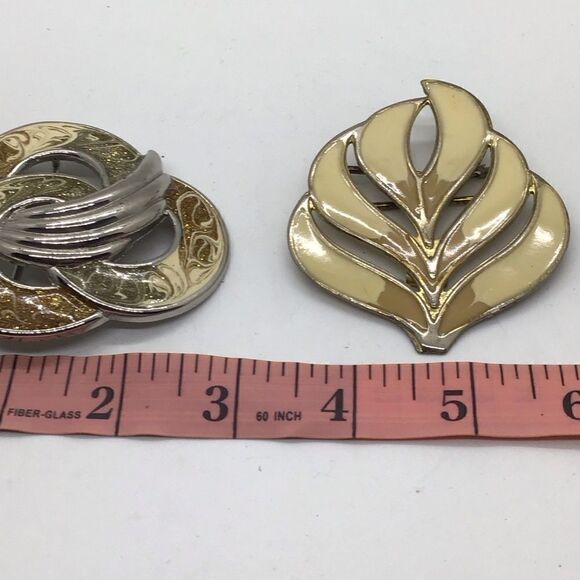 Lot of 2 Vintage Ladies Belt Buckles - Picture 3 of 5